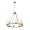 Z-Lite Titus 8 Light Chandelier, 33in. W x 26.5in. H, Modern Gold 826-8MGLD - alternate 6